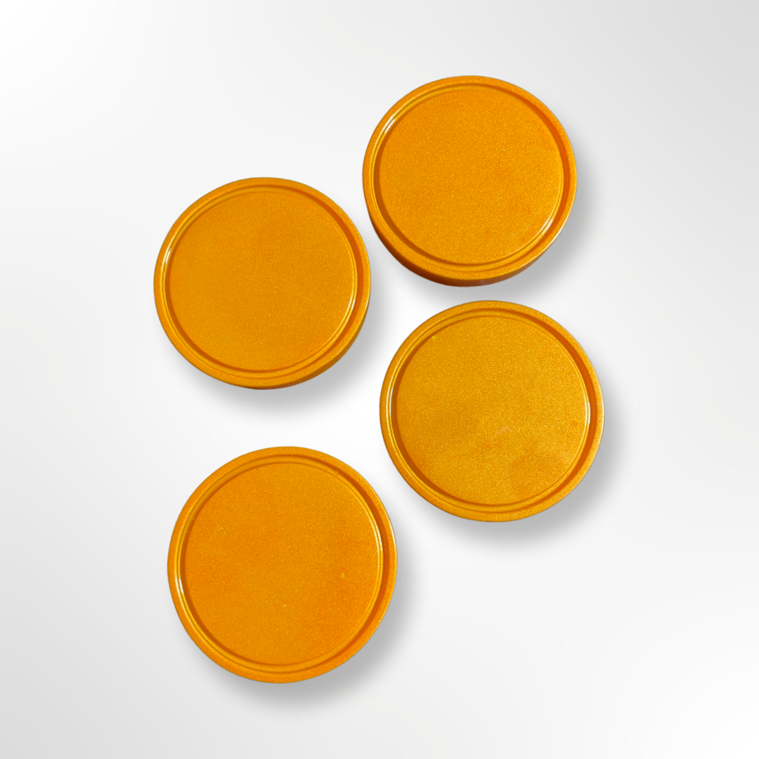 Orange Epoxy Coasters